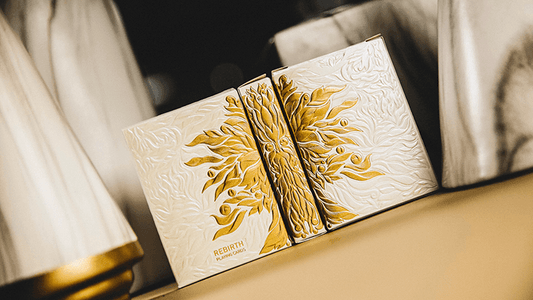 Rebirth Playing Cards - White Playing Cards by Ark Playing Cards