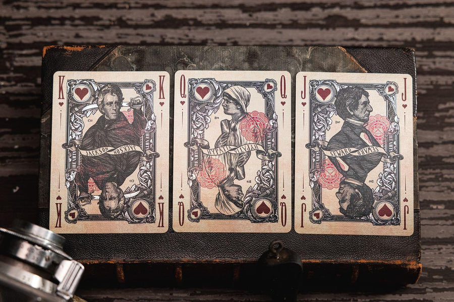 White Reserve Note Playing Cards Playing Cards by Kings Wild Project