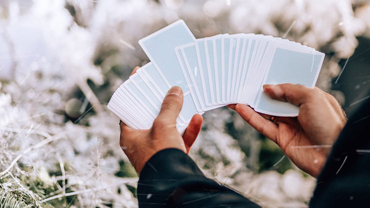 Winter NOC Glacier Ice (Blue) Playing Cards by HOPC