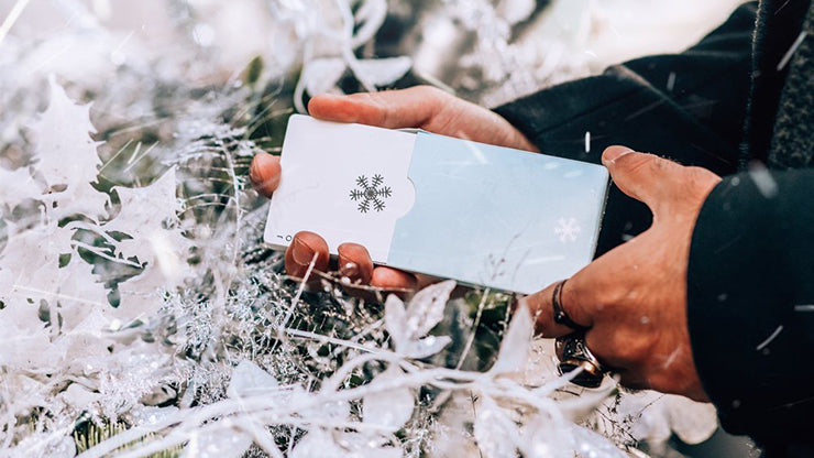 Winter NOC Glacier Ice (Blue) Playing Cards by HOPC