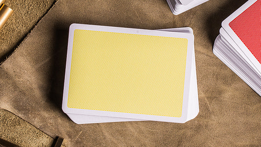 Yellow Steel Playing Cards by Bocopo Playing Card Co.