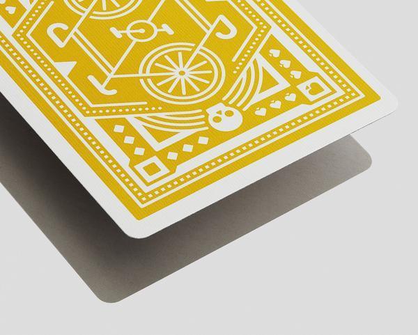 Yellow Wheel Playing Cards by Art of Play