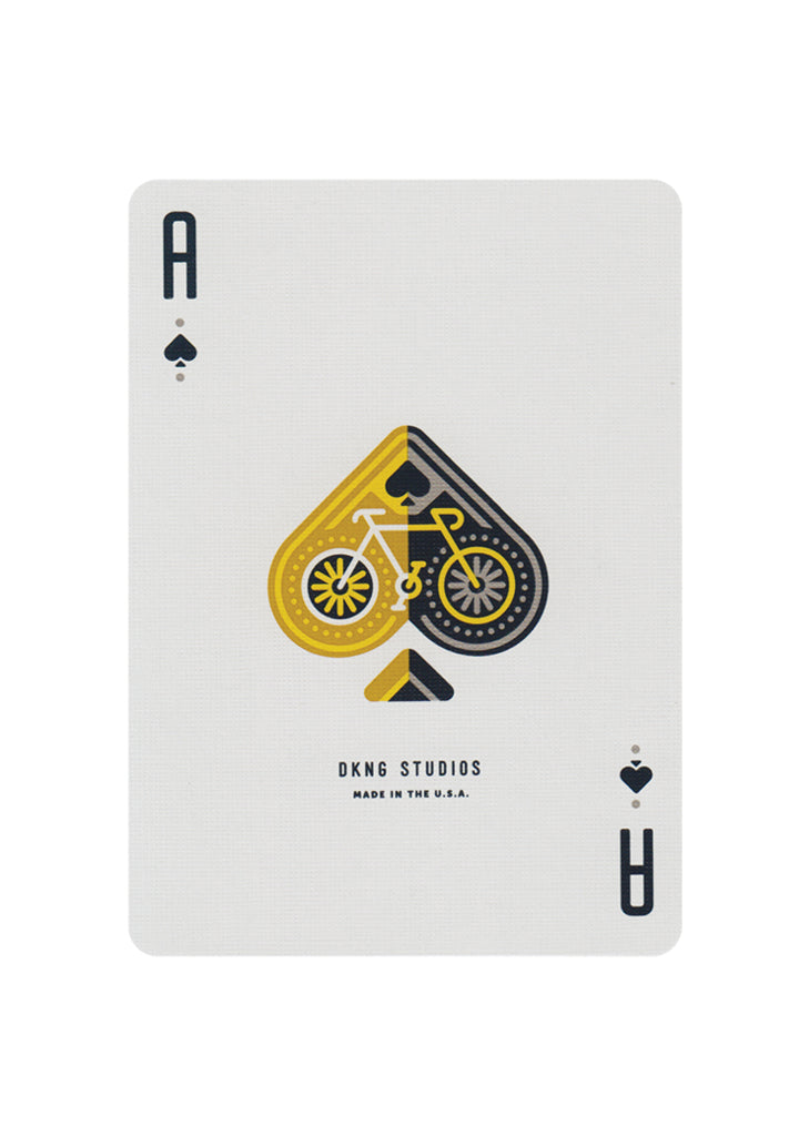 Yellow Wheel Playing Cards by Art of Play