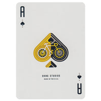 Yellow Wheel Playing Cards –