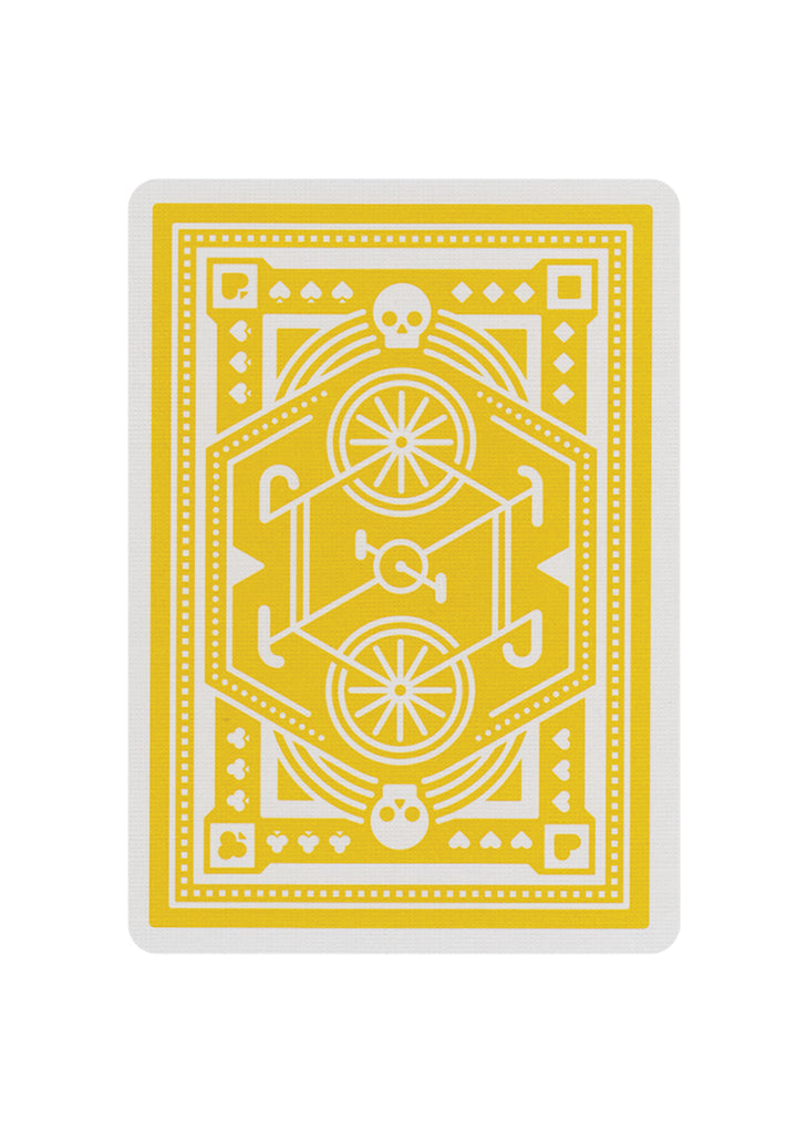 Yellow Wheel Playing Cards by Art of Play