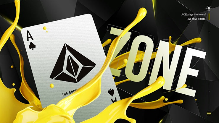 ZONE (Yellow) Playing Cards by Bocopo Playing Cards by Bocopo Playing Card Co.
