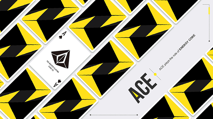 ZONE (Yellow) Playing Cards by Bocopo Playing Cards by Bocopo Playing Card Co.