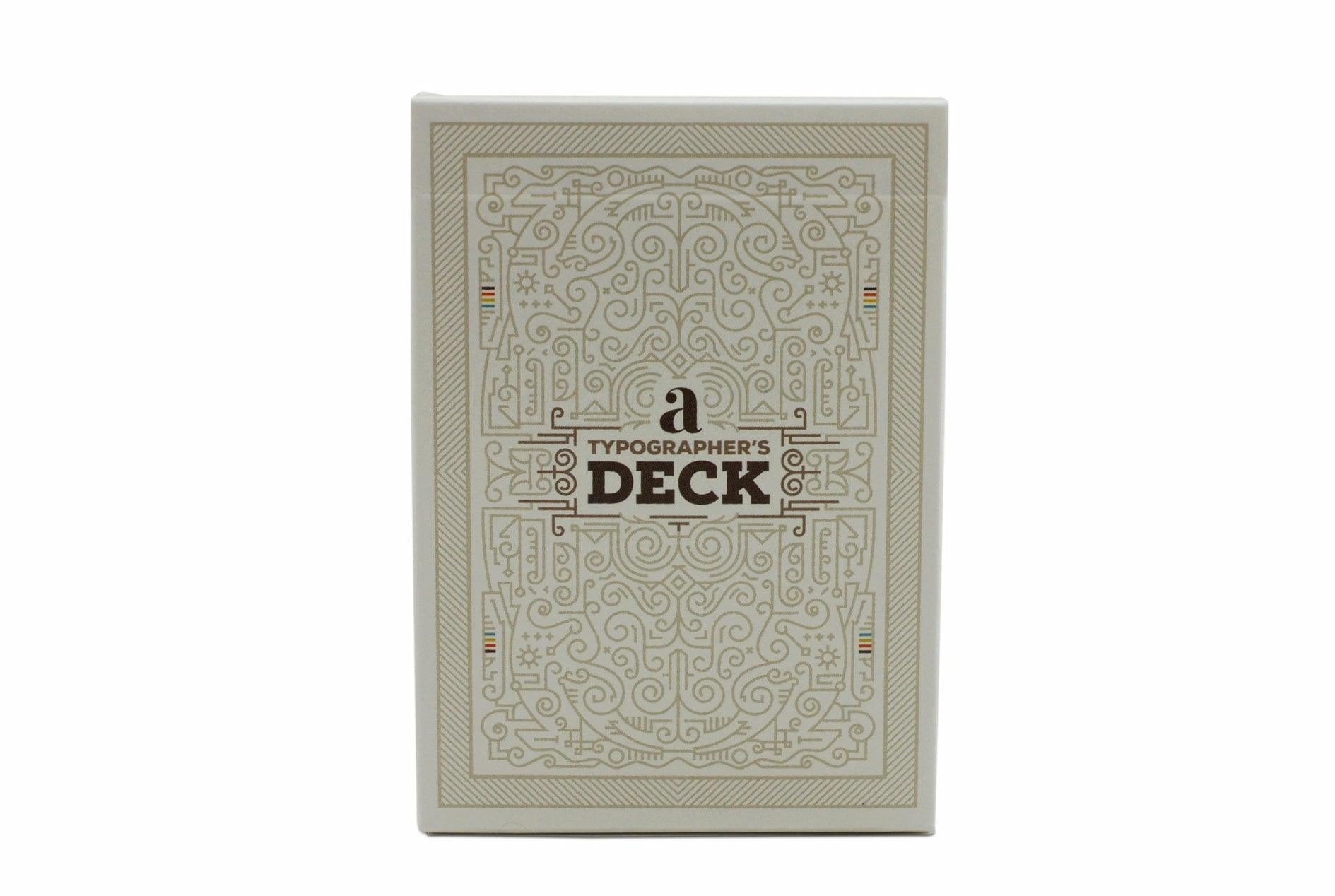 A Typographer's Deck Playing Cards by Art of Play