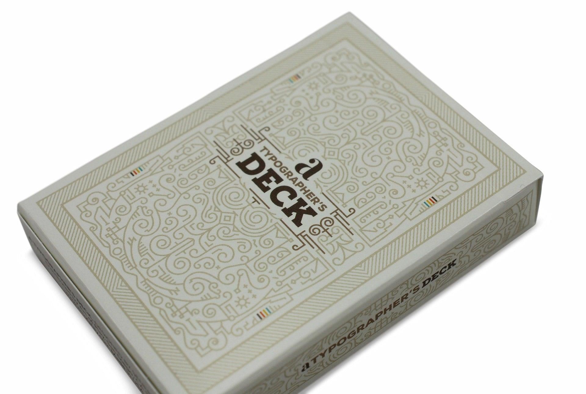 A Typographer's Deck Playing Cards by Art of Play