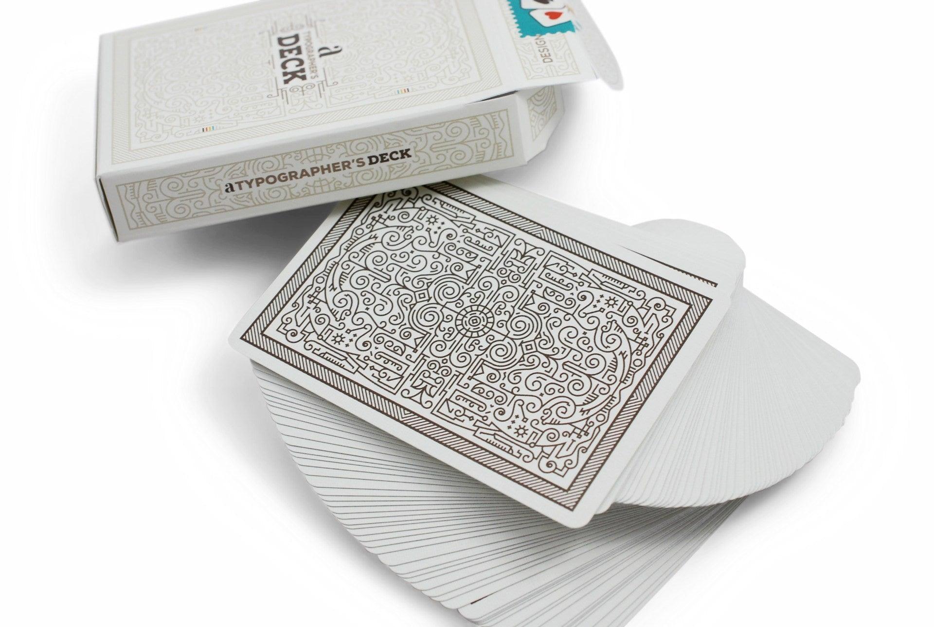 A Typographer's Deck Playing Cards by Art of Play