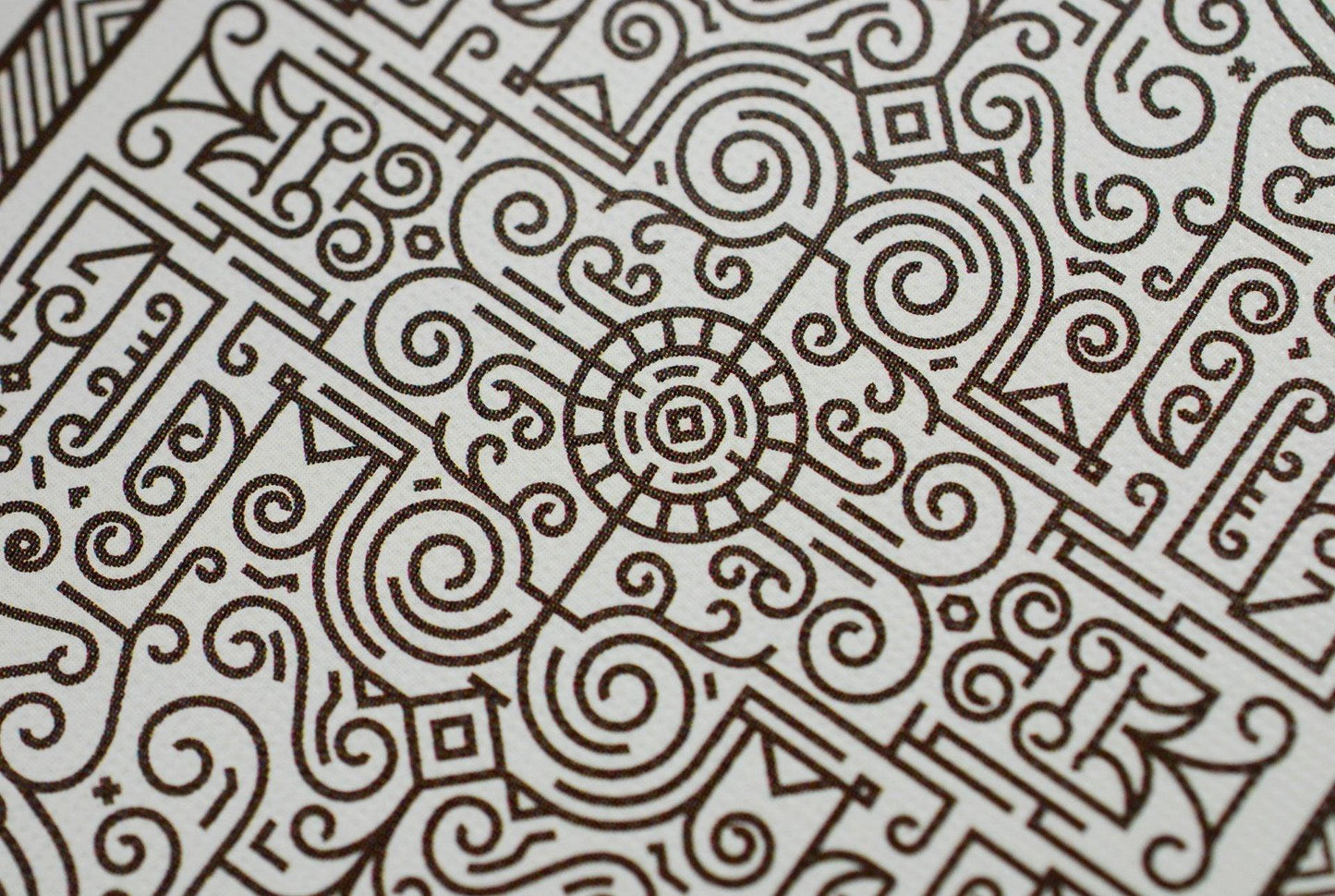 A Typographer's Deck Playing Cards by Art of Play