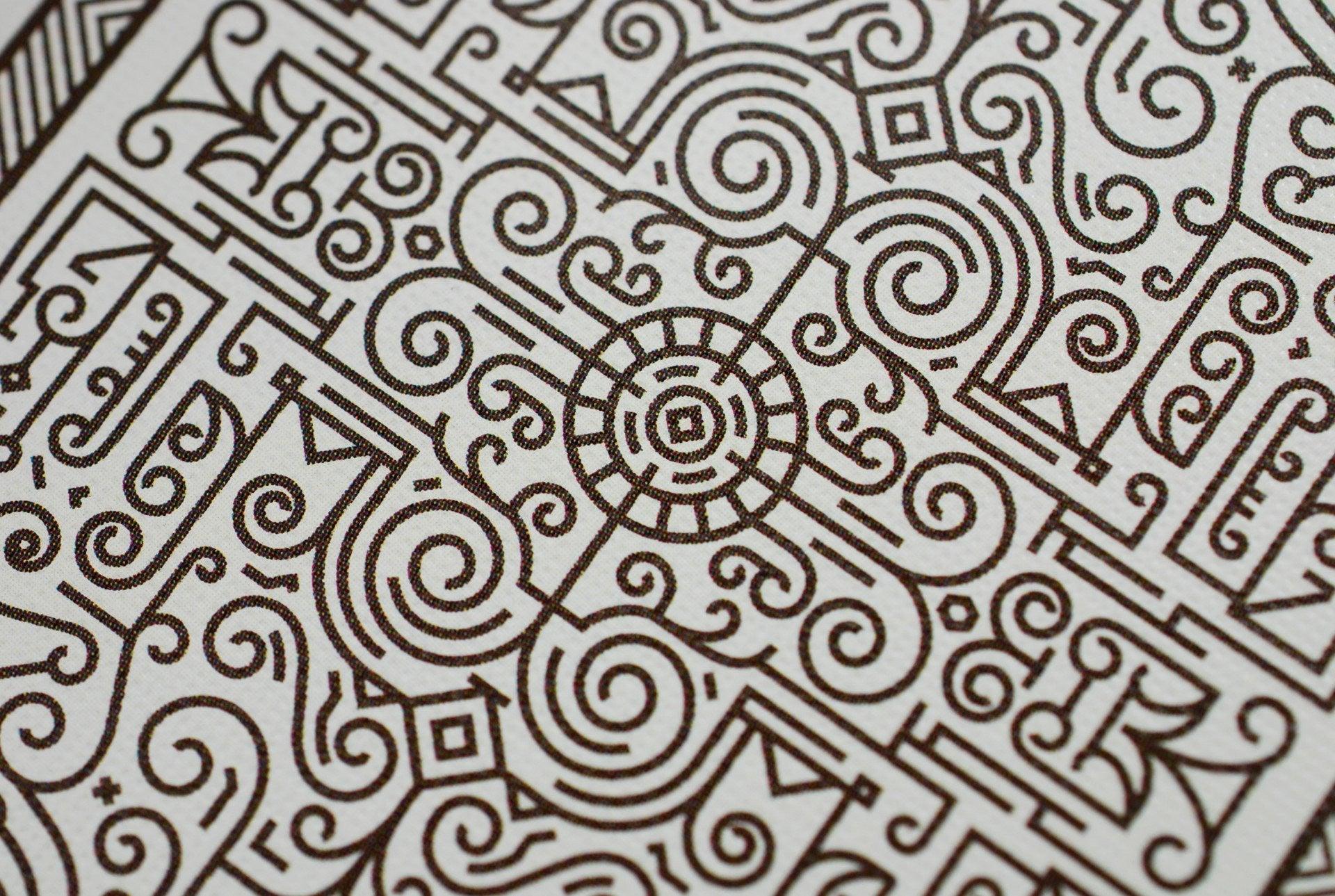 A Typographer's Deck Playing Cards by Art of Play