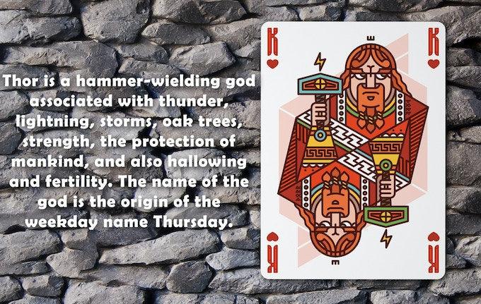 Walhalla Playing Cards - Odin Playing Cards by Playing Cards