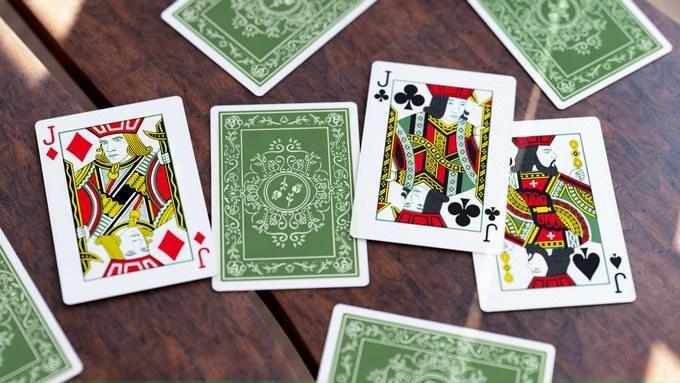 Black Roses 2nd Immergrün Edition Playing Cards – Rare Playing Cards