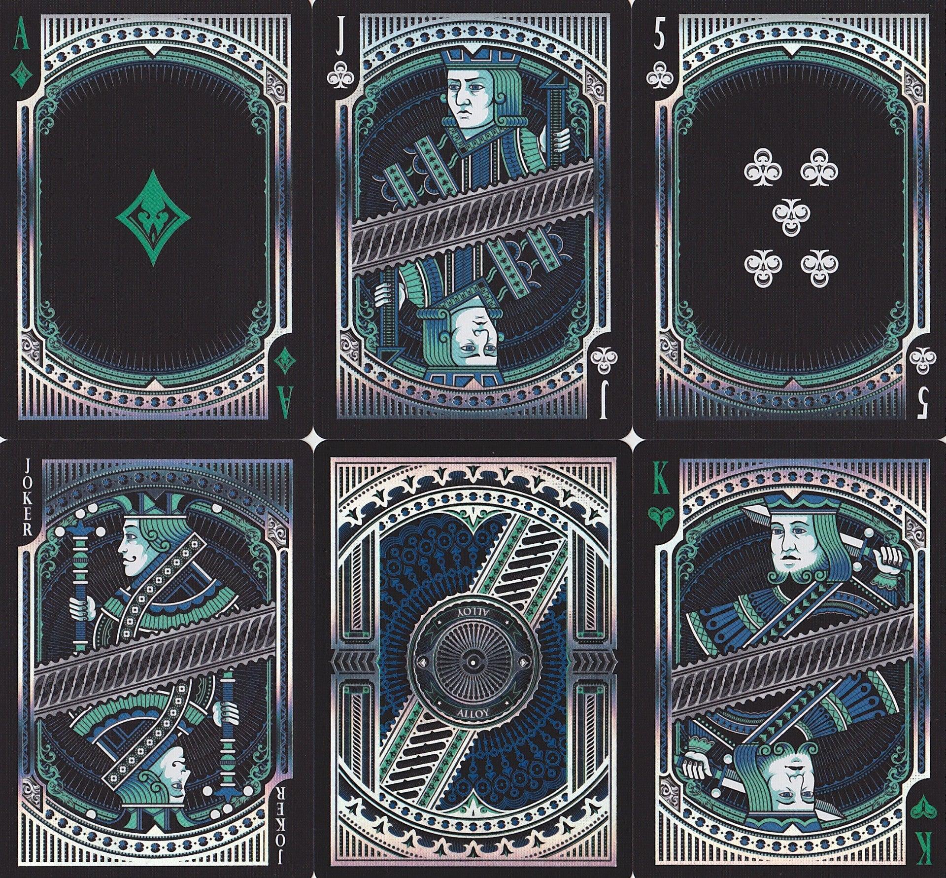 Alloy: Cobalt Playing Cards by Expert Playing Card Co.