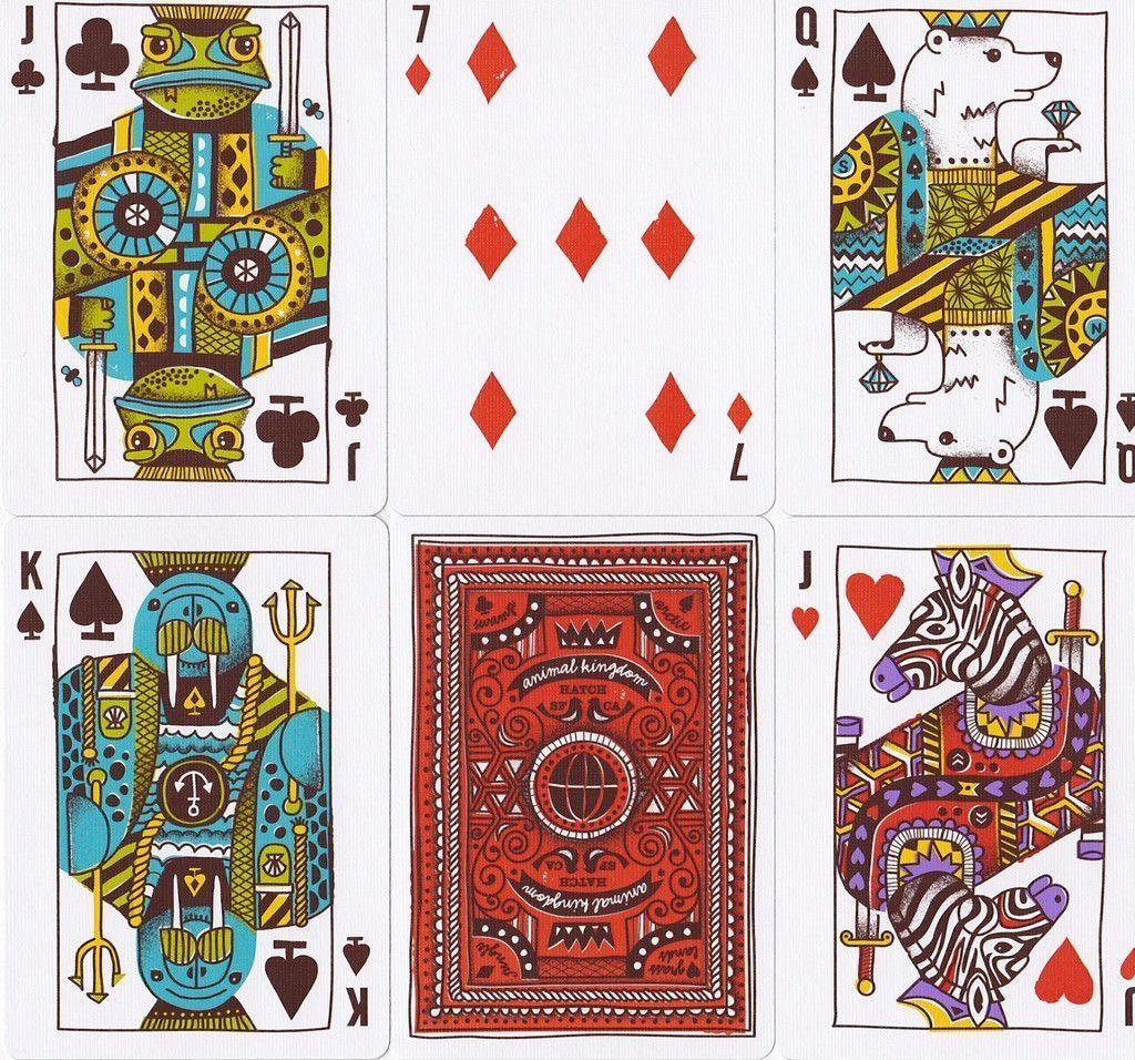 Animal Kingdom Playing Cards by Theory11