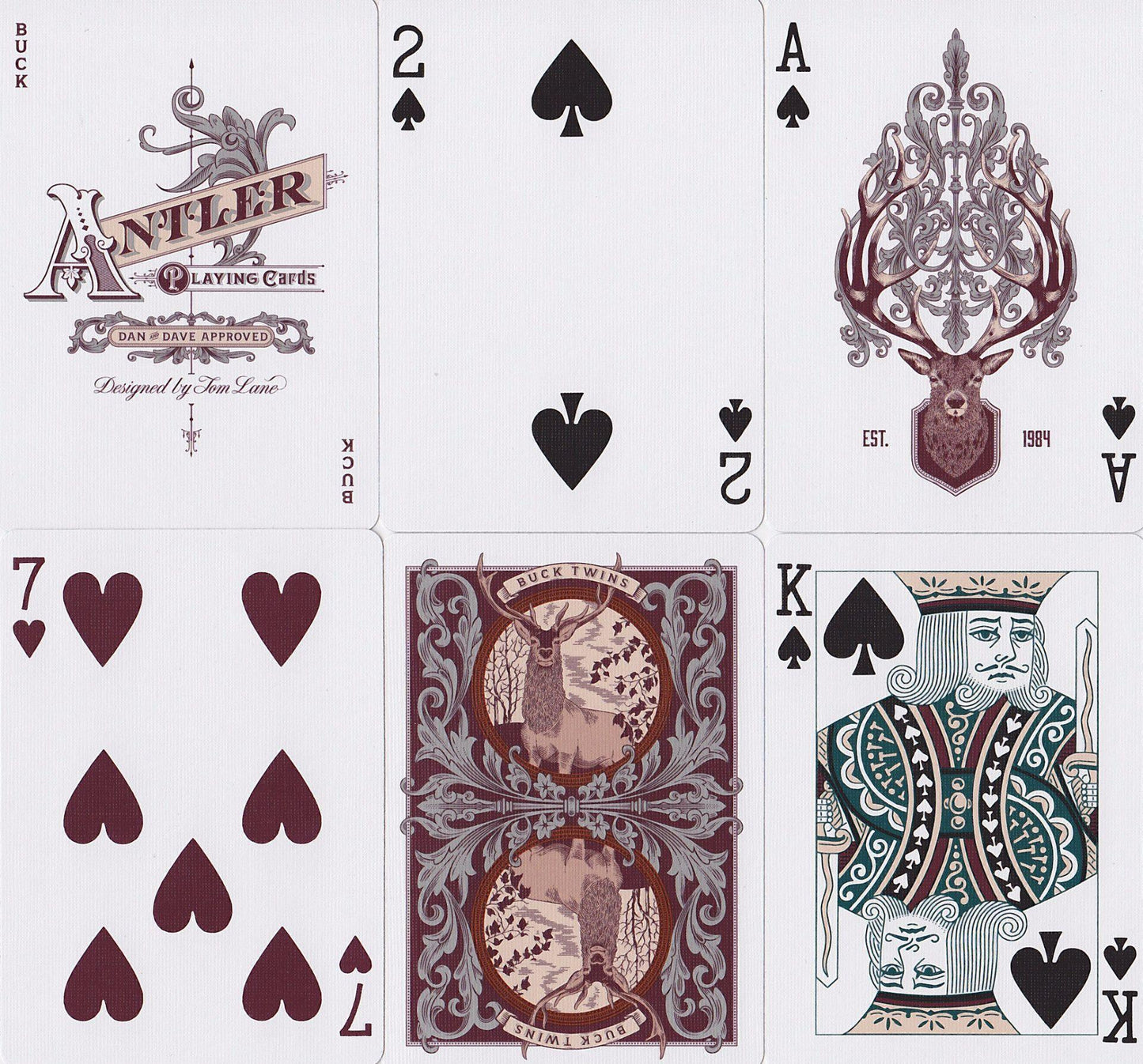 Antler Limited Edition Playing Cards by Dan & Dave