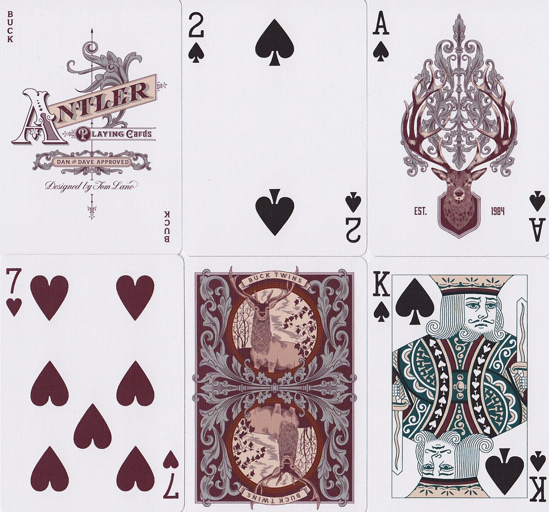Antler Limited Edition Playing Cards by Dan & Dave