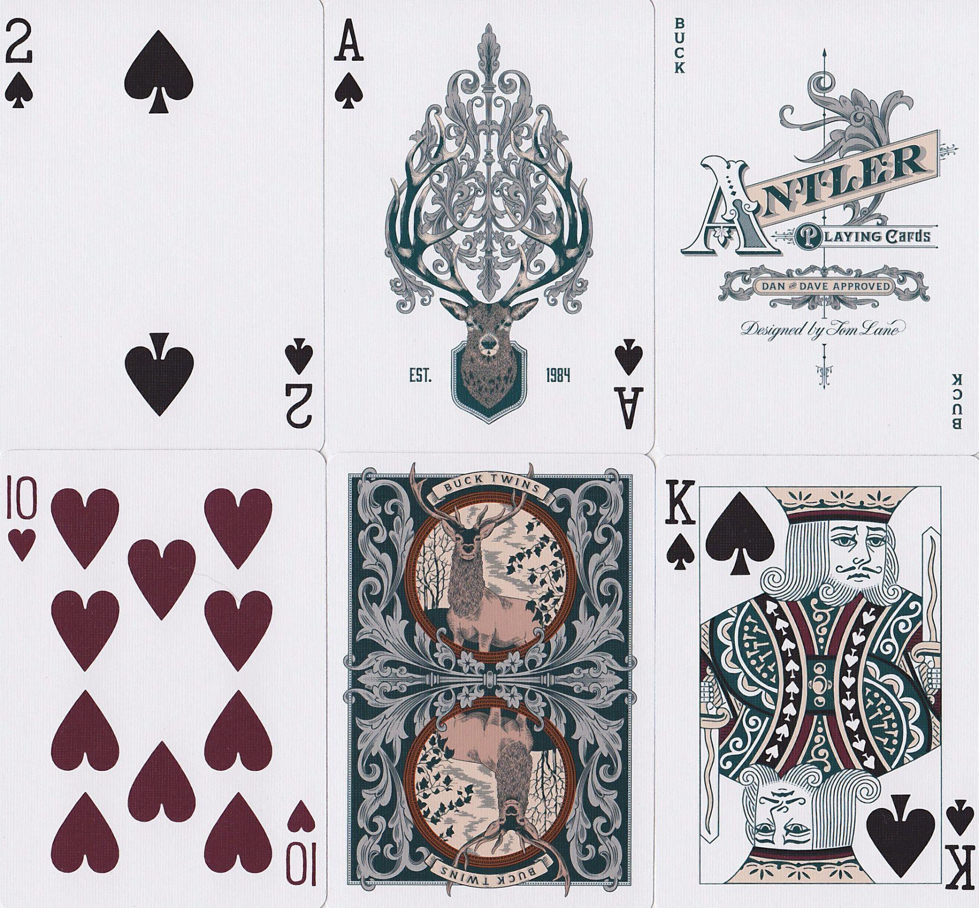 Antler Limited Edition Playing Cards by Dan & Dave