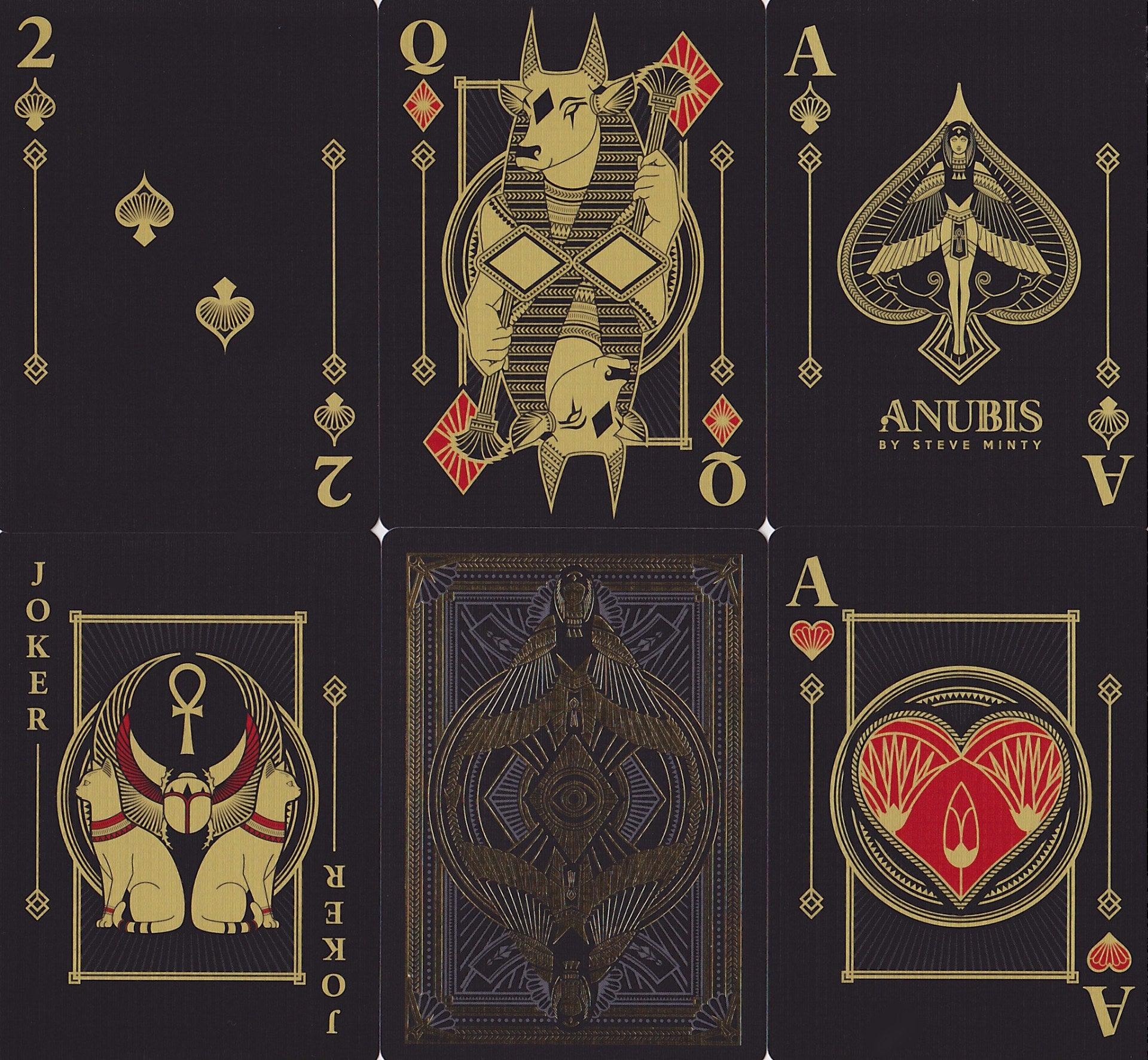 Anubis Playing Cards by Steve Minty