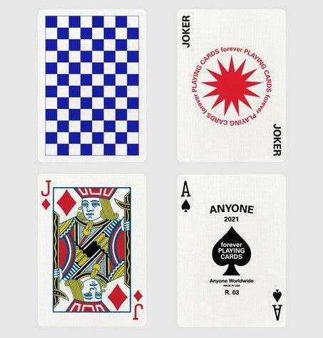 ANYONE - Forever Checkerboard R.03 Playing Cards by Anyone Worldwide