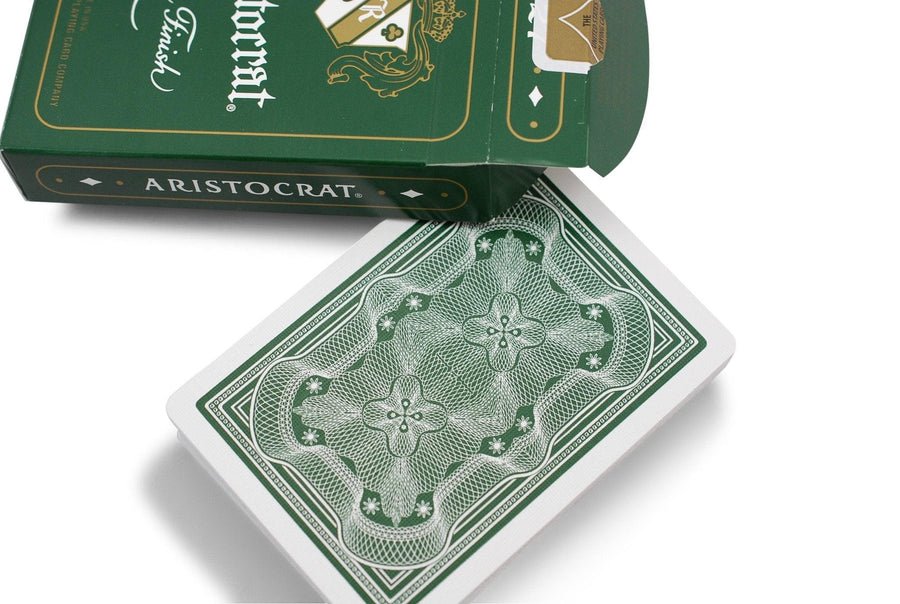 Aristocrat: Green Edition Playing Cards by US Playing Card Co.