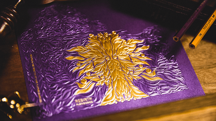 Rebirth Playing Cards - Purple Playing Cards by Ark Playing Cards