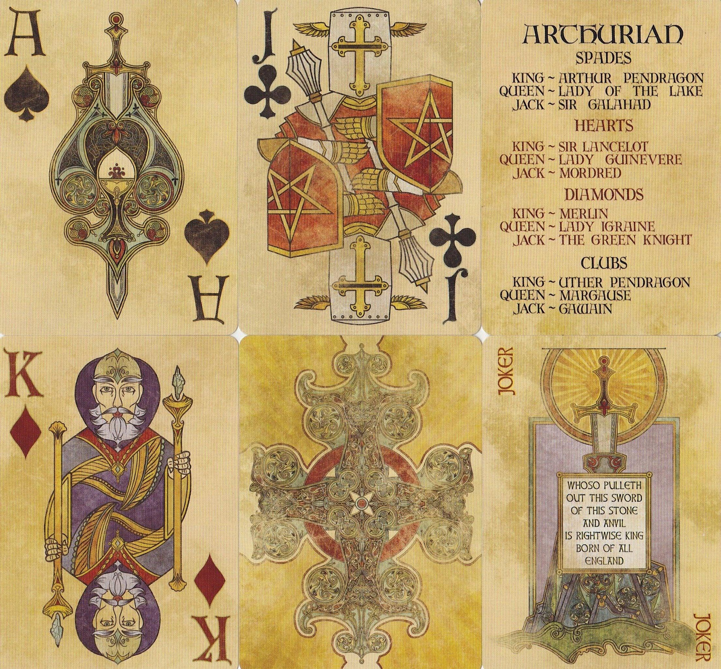 Arthurian Playing Cards by Kings Wild Project
