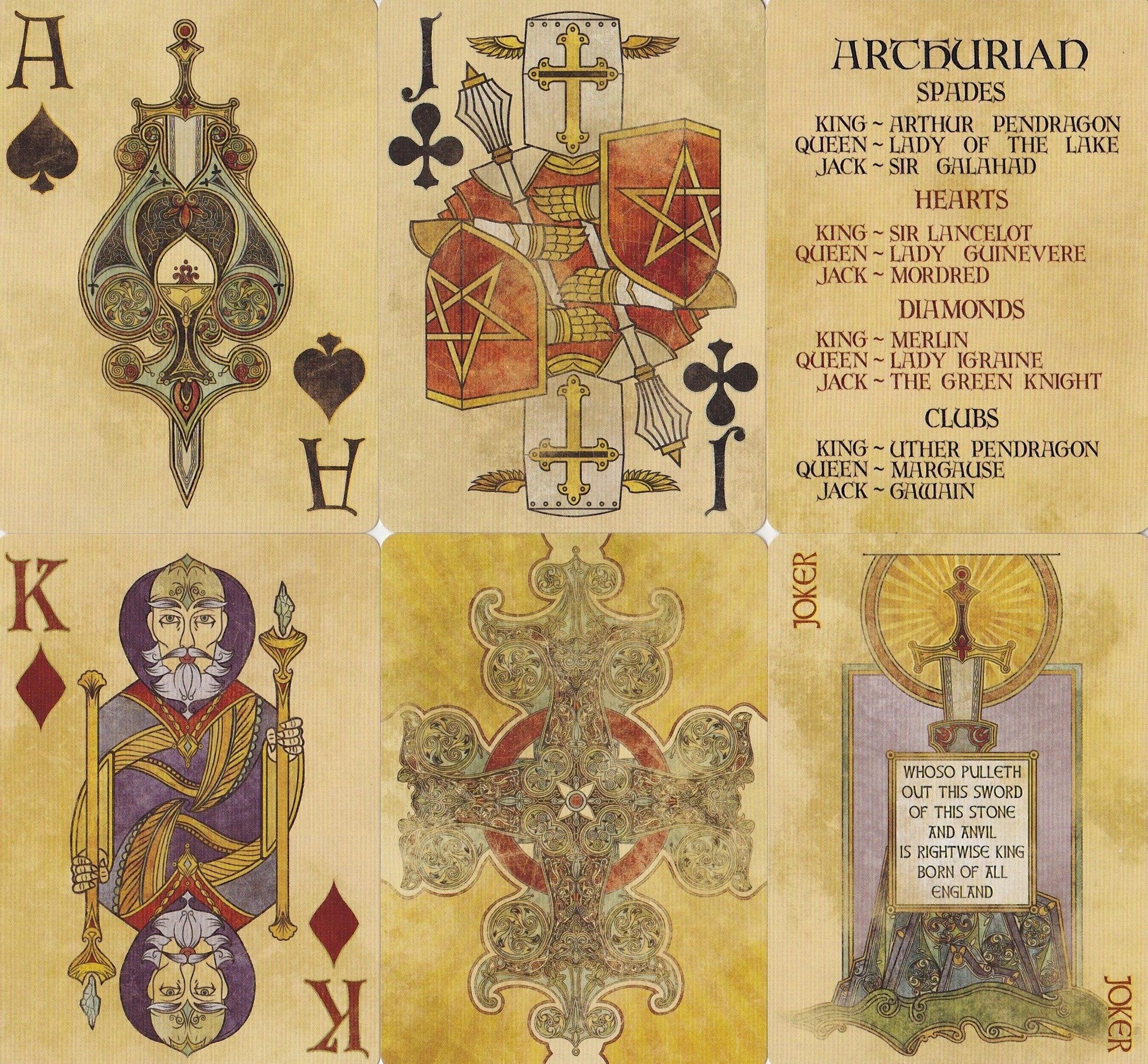 Arthurian Playing Cards by Kings Wild Project