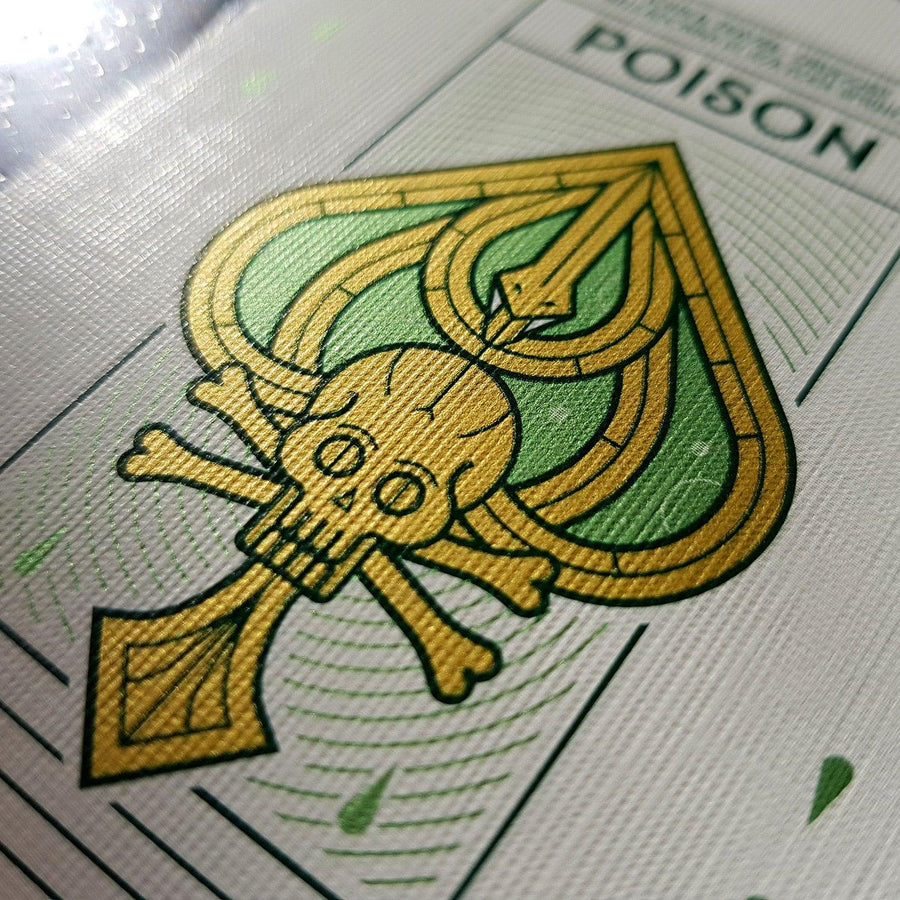 Poison Aspis Playing Cards Playing Cards by Thirdway Industries