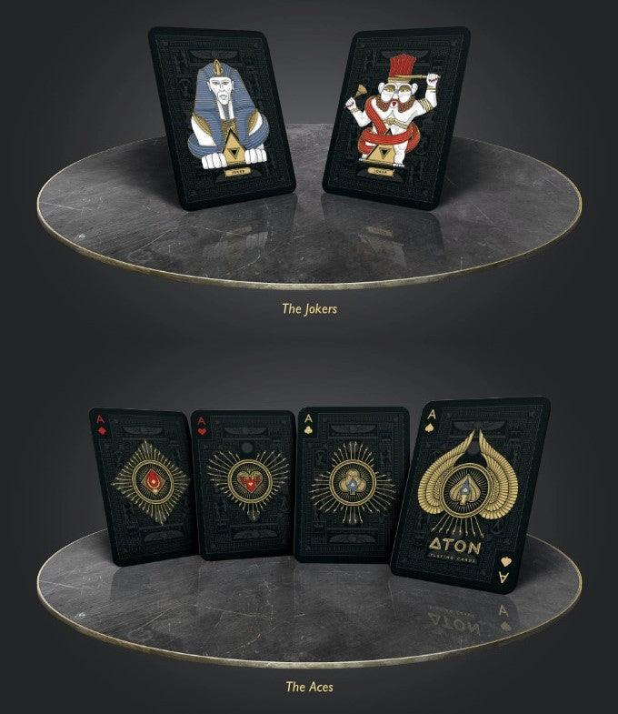 Aton Playing Cards - Ebony Edition Playing Cards by US Playing Card Co.