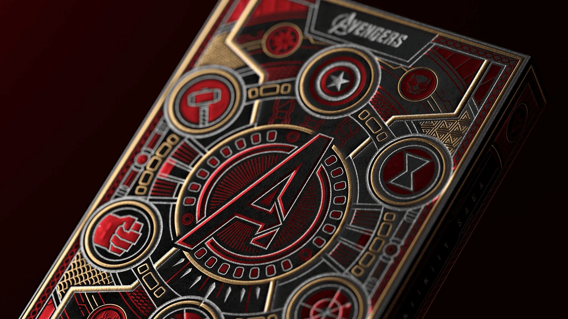 Avengers Playing Cards Red Edition by theory11 – Rare Playing Cards