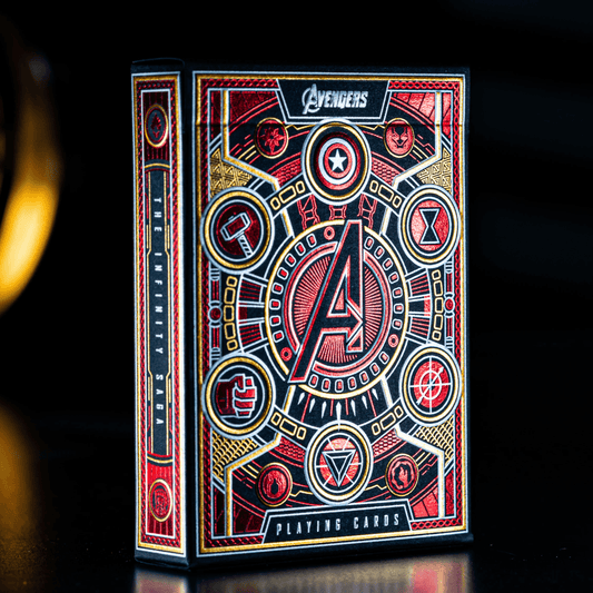 Avengers Playing Cards - Red Edition Playing Cards by Theory11