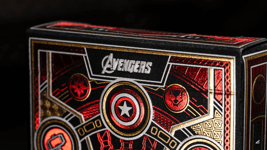 Avengers Playing Cards - Red Edition Playing Cards by Theory11