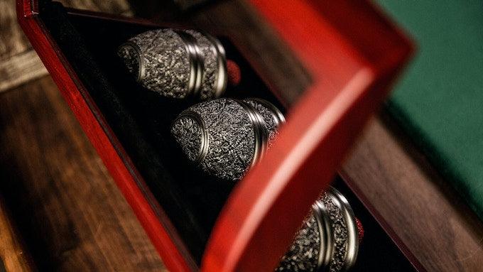 Artisan Engraved Cups and Balls in Display Box Playing Cards by TCC Playing Card Co.