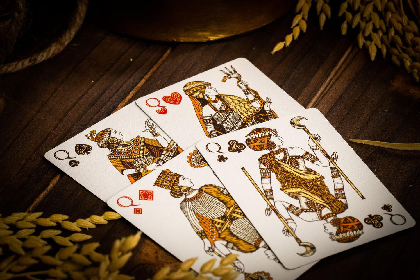 Babylon Playing Cards Golden Wonders Foiled Edition Playing Cards by Riffle Shuffle Playing Card Company