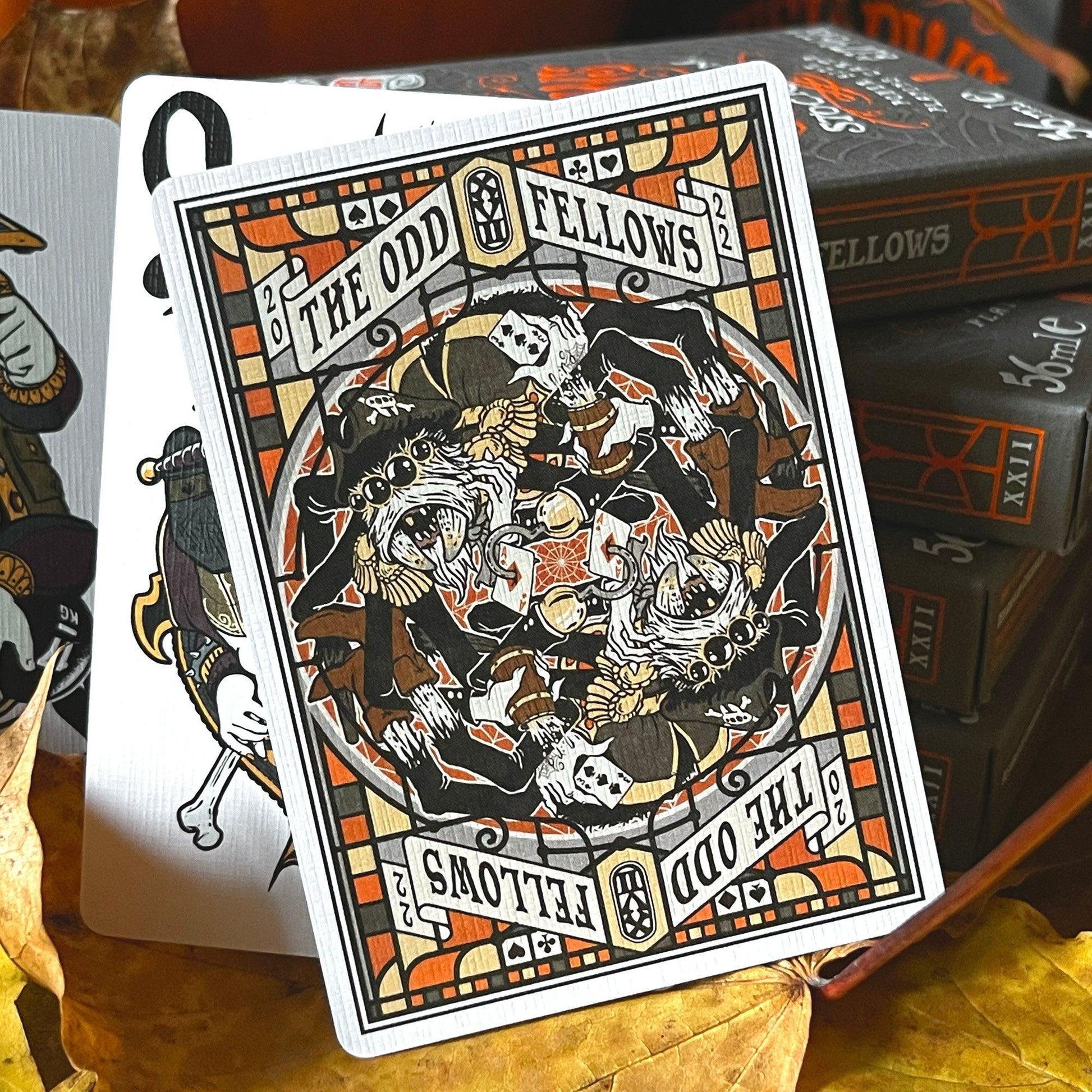 Cpt Spindel Webber - Odd Fellows Playing Cards Playing Cards by Stockholm 17