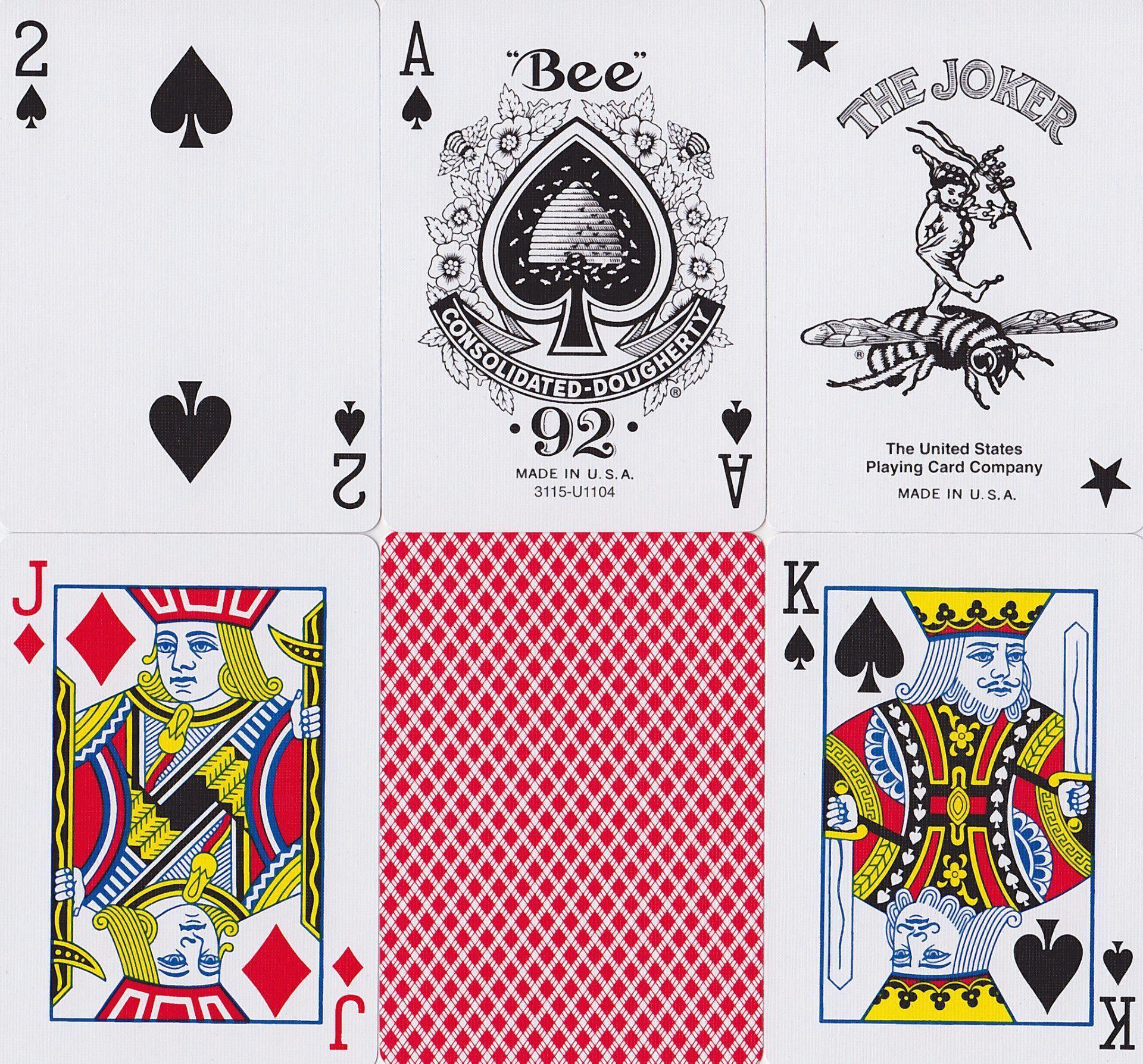 Bee Playing Cards by US Playing Card Co.