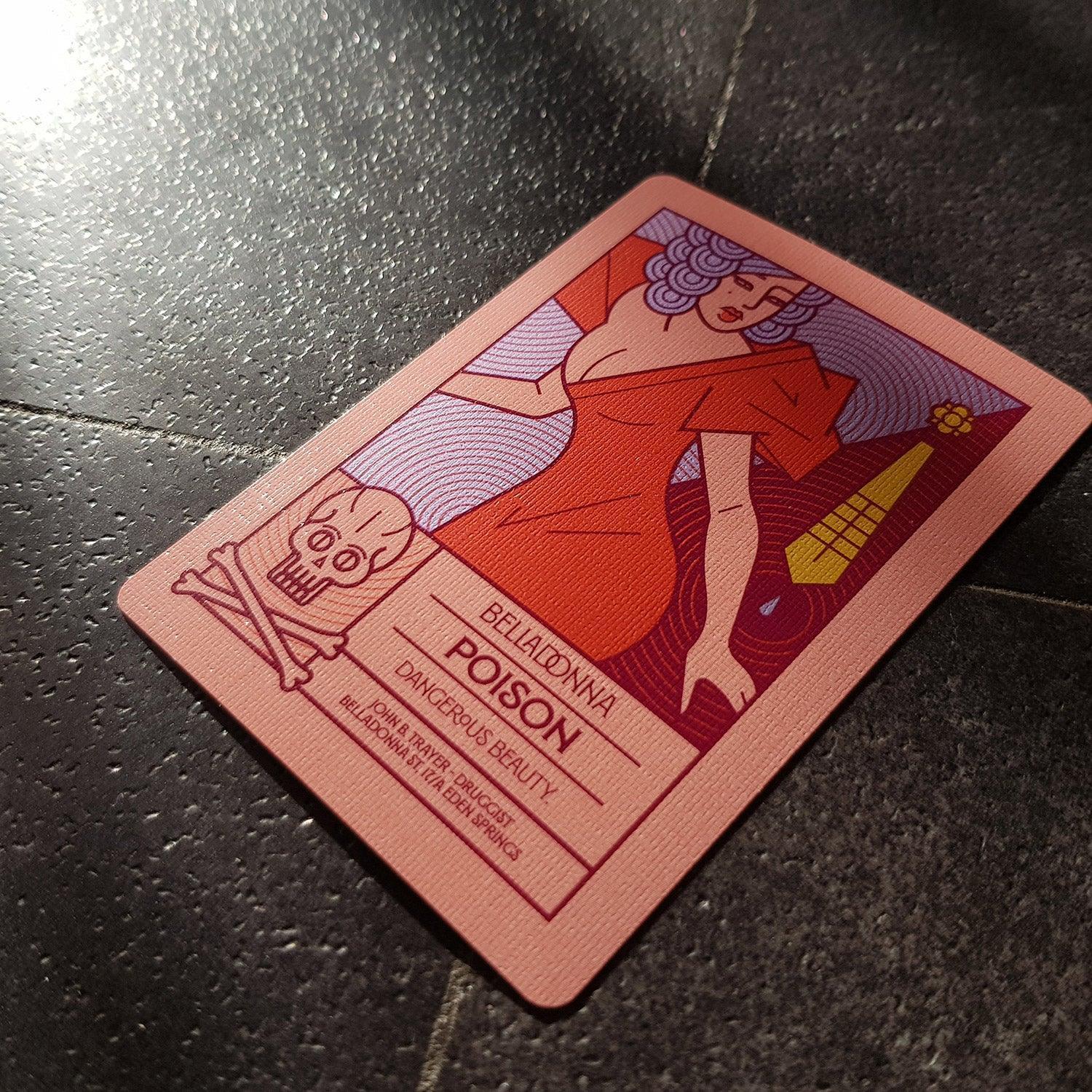 Poison Belladonna Playing Cards Playing Cards by Thirdway Industries