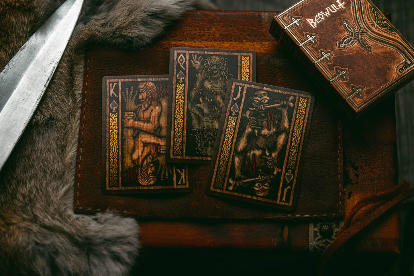 Beowulf Playing Cards Playing Cards by Kings Wild Project