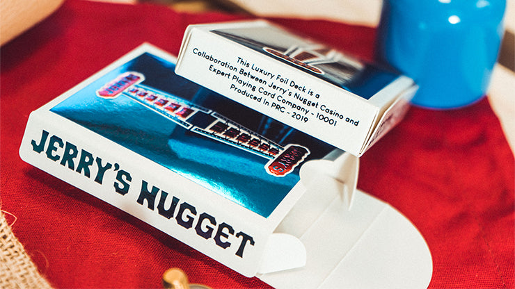 Vintage Feel Jerry's Nuggets Blue Foil Playing Cards Playing Cards by Expert Playing Card Co.