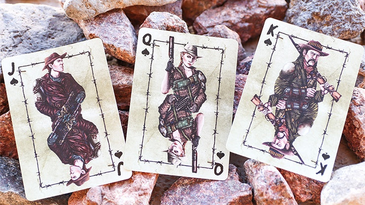 Bicycle Armageddon Post-Apocalypse Playing Cards by Will Roya