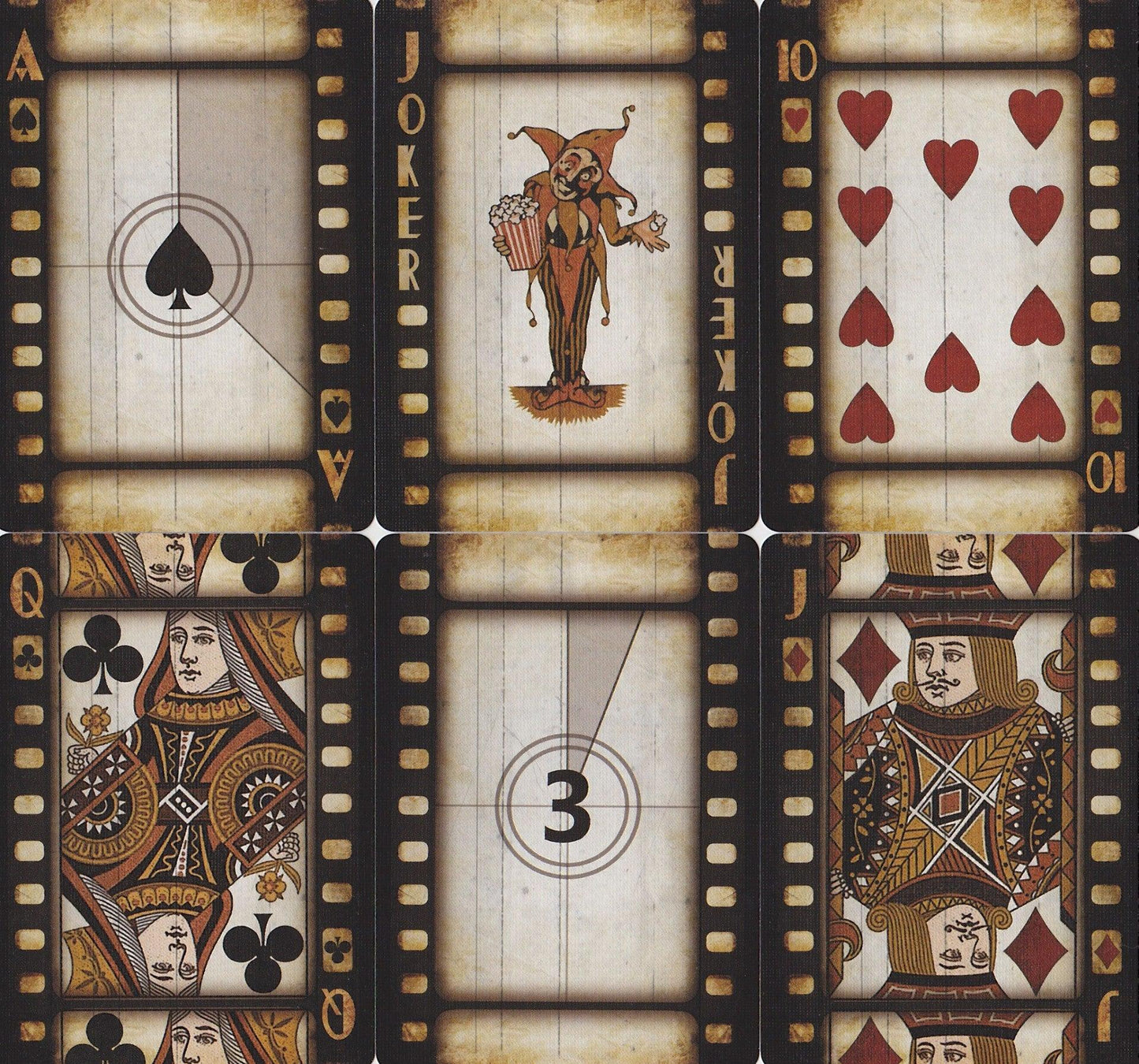 Bicycle® Cinema Playing Cards by US Playing Card Co.