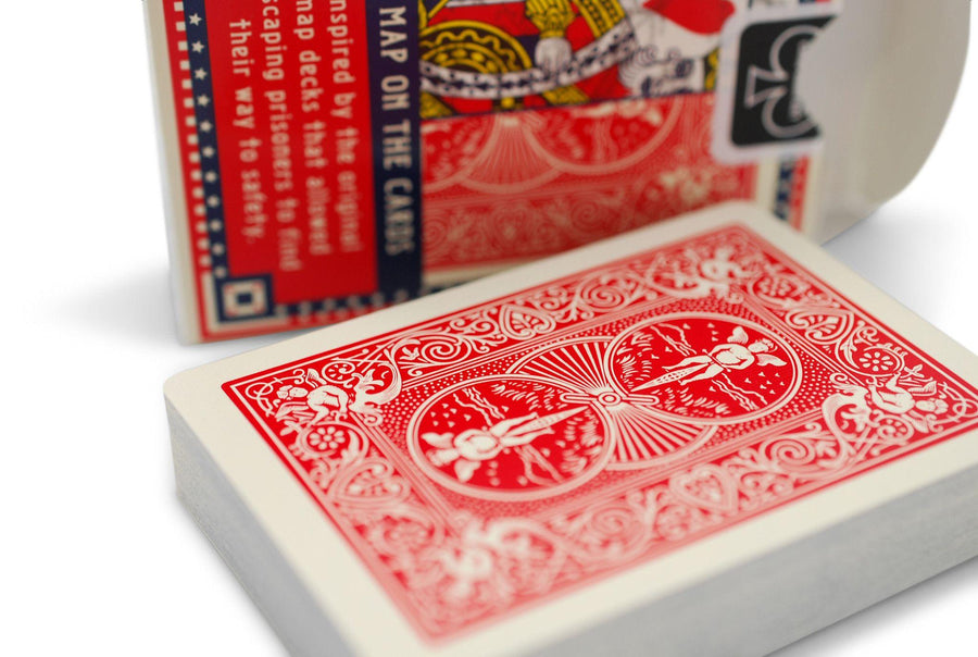Bicycle® Escape Map Playing Cards by US Playing Card Co.