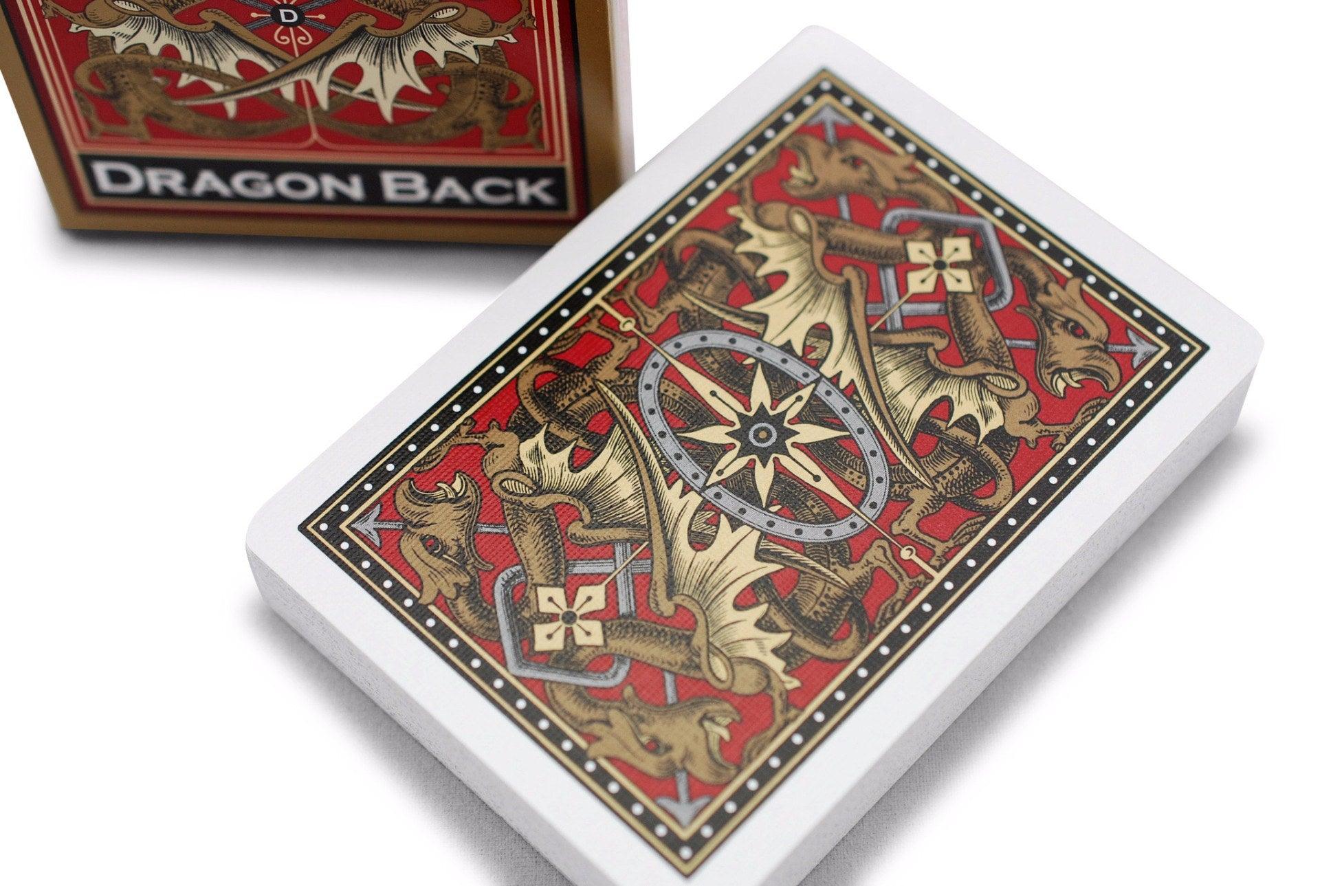 Bicycle® Gold Dragon Back Playing Cards by US Playing Card Co.