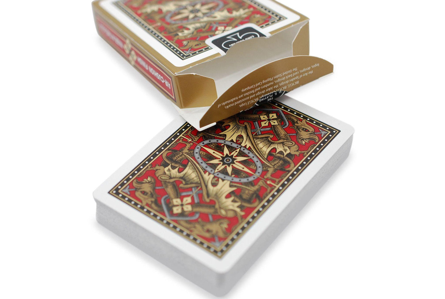 Bicycle® Gold Dragon Back Playing Cards by US Playing Card Co.