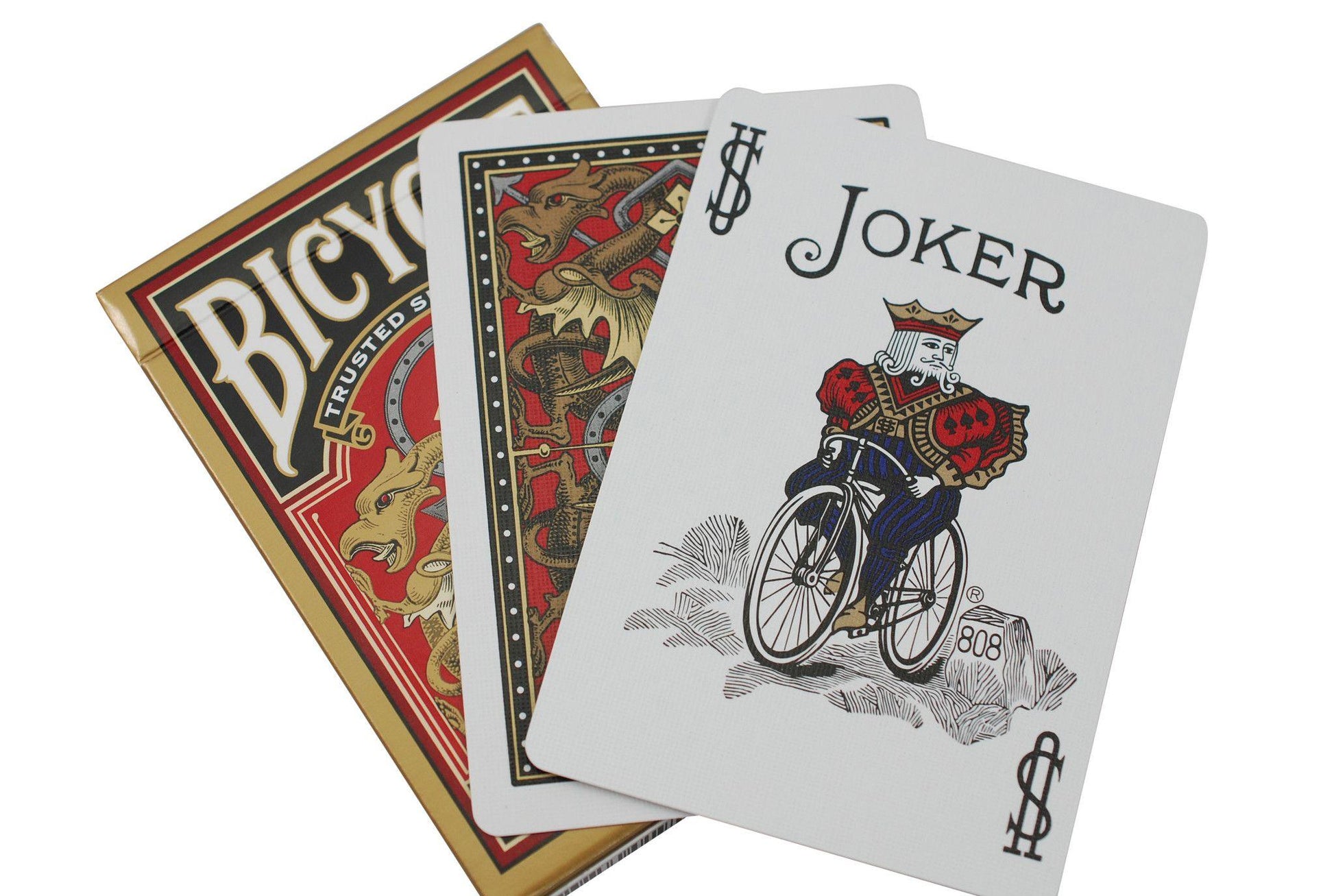 Bicycle® Gold Dragon Back Playing Cards by US Playing Card Co.