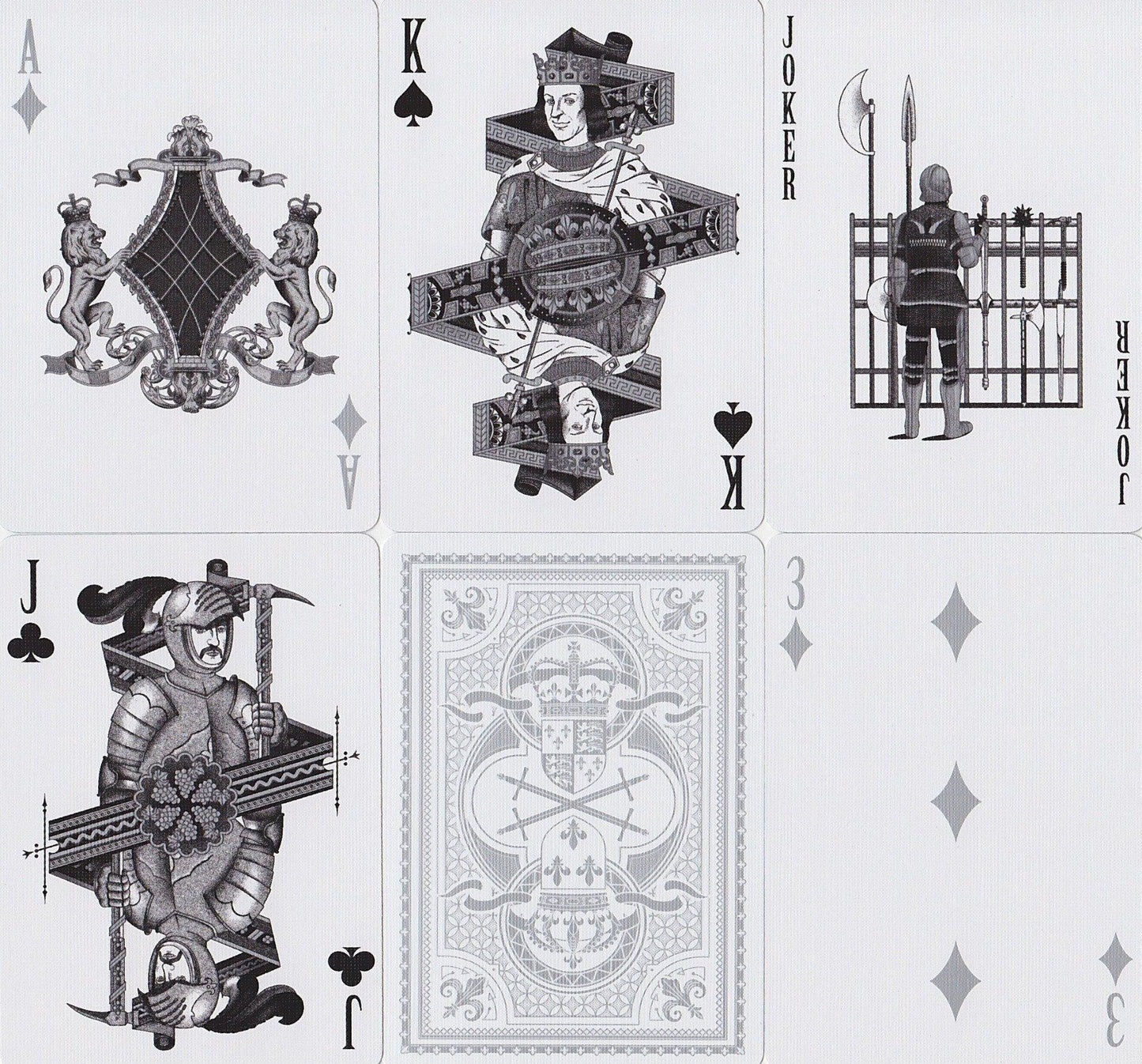 Bicycle® Hundred Years' War Playing Cards by US Playing Card Co.