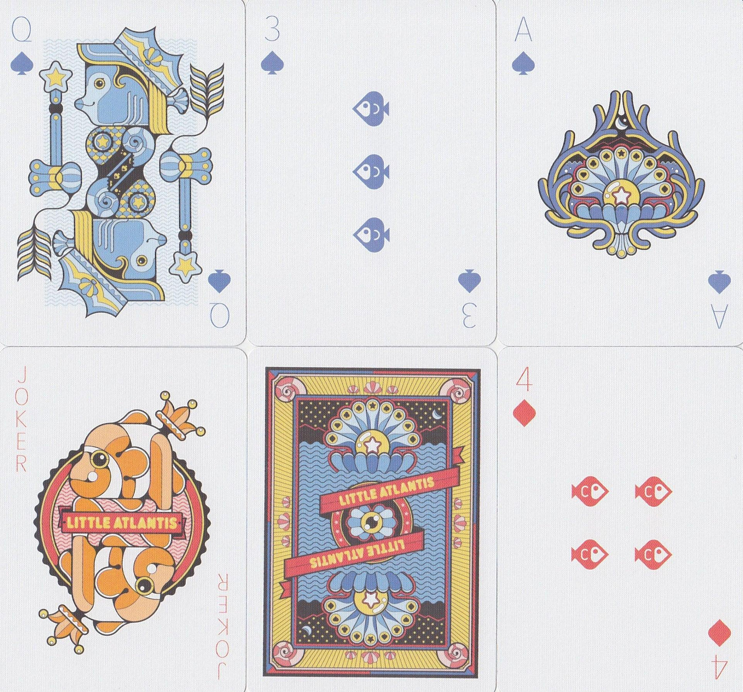 Bicycle® Little Atlantis Playing Cards by US Playing Card Co.