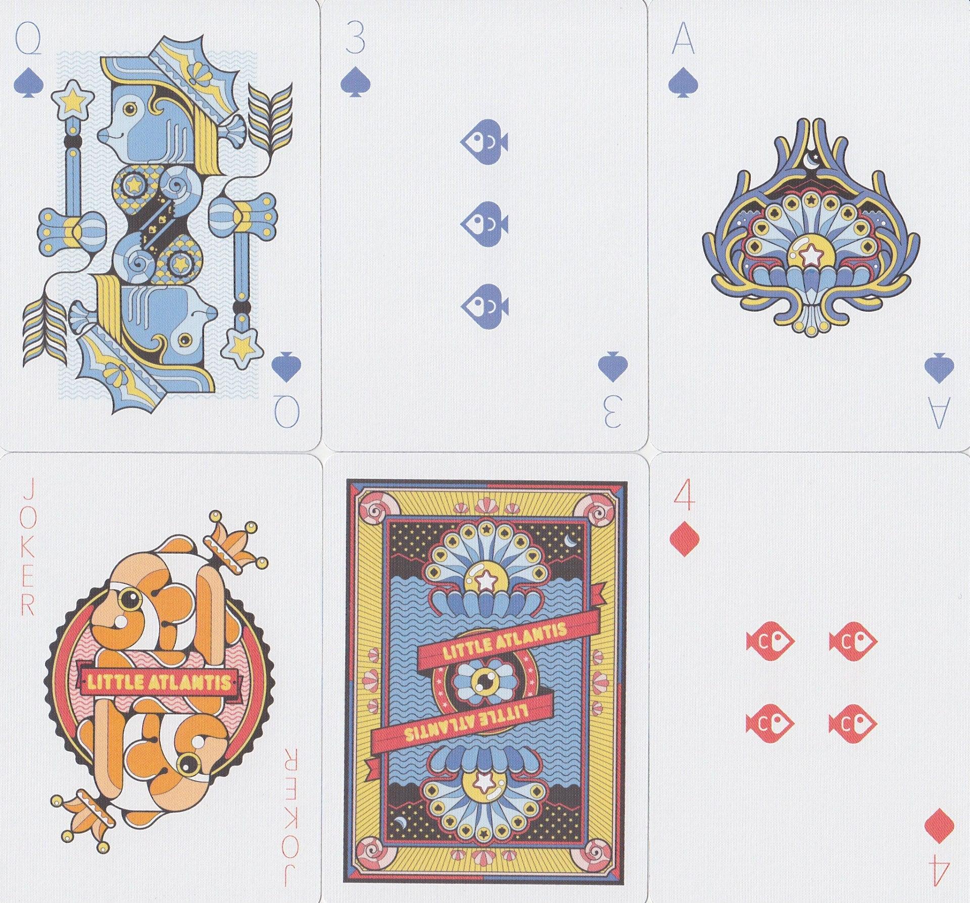 Bicycle® Little Atlantis Playing Cards by US Playing Card Co.